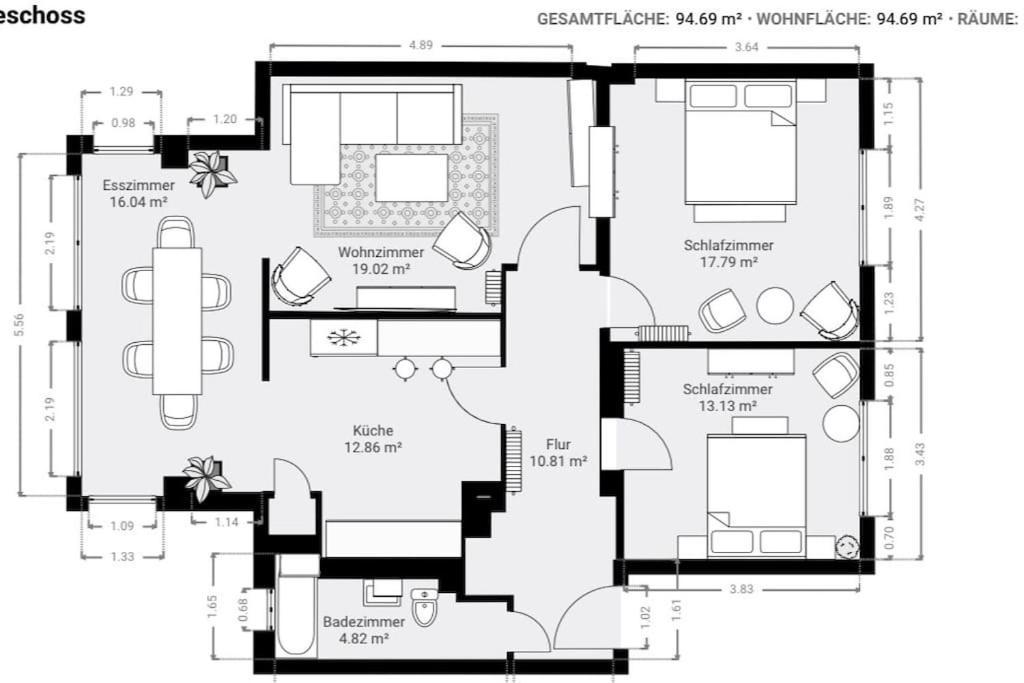 Appartement Urban & Chic: 2Bdr, Parkplatz à Witten Extérieur photo